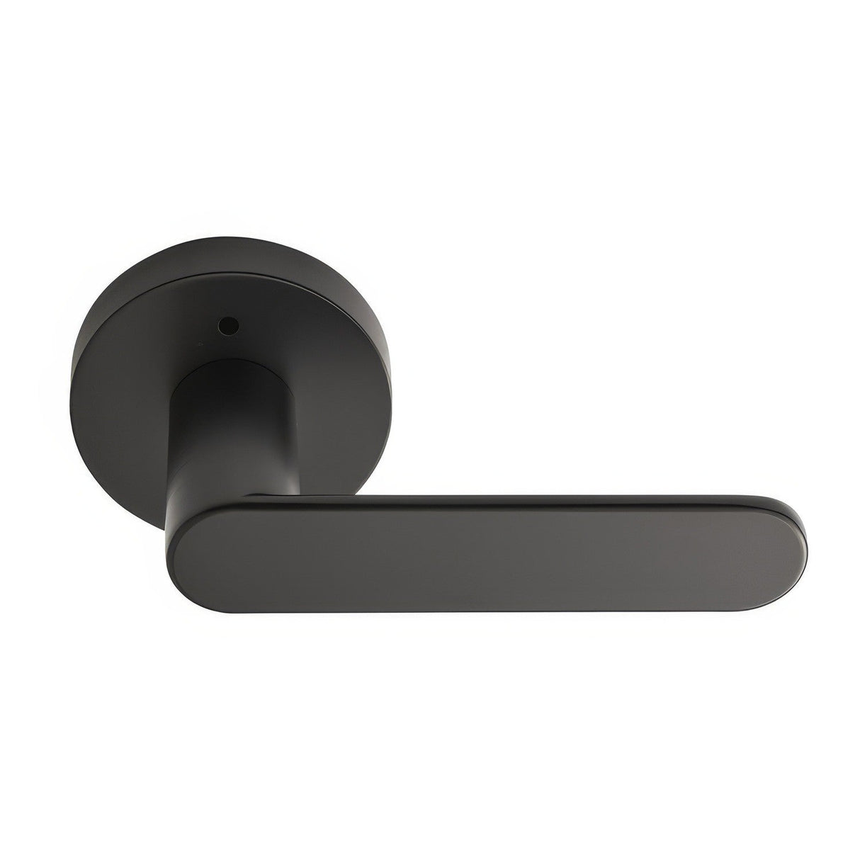 Better Home Products 77244BLK matte black privacy door lever