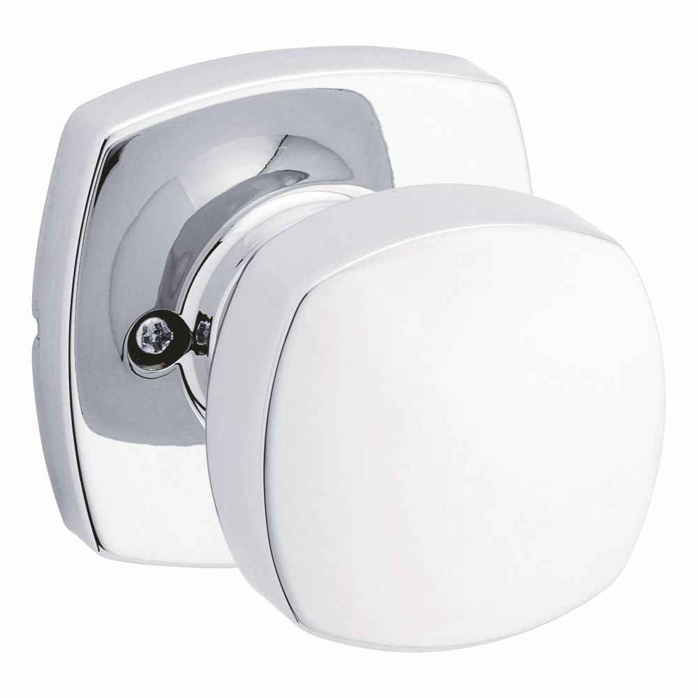 Kwikset Arroyo Half Dummy Door Knob in Bright Chrome