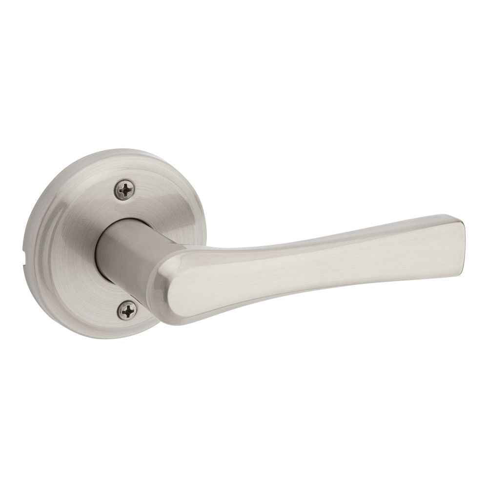 Kwikset Katella Half Dummy Door Lever in Satin Nickel