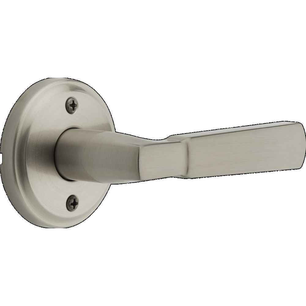 Kwikset Perth Half Dummy Door Lever in Satin Nickel