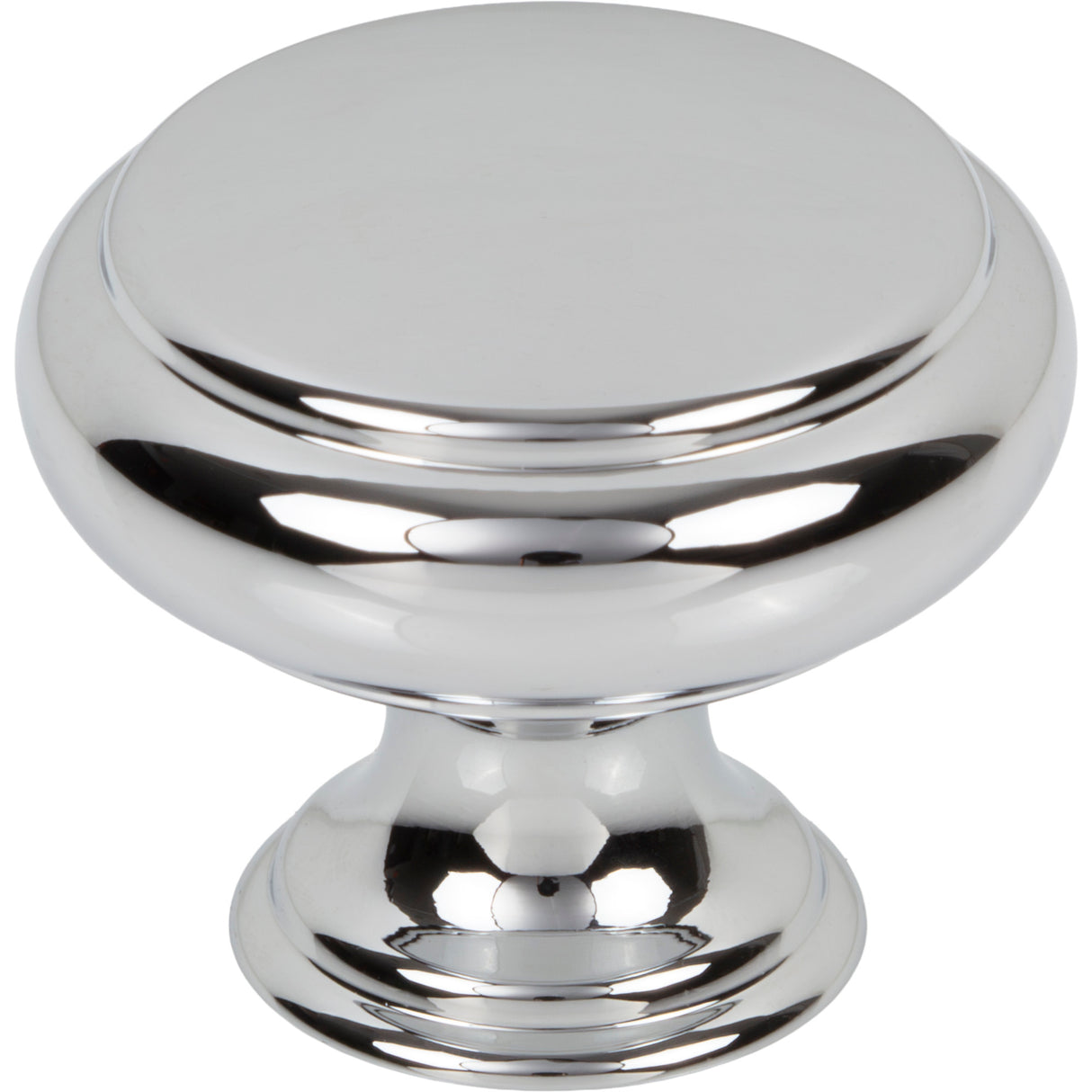 Top Knobs TK3430PC Bayridge 1 1/4" Length Mushroom Knob Polished Chrome