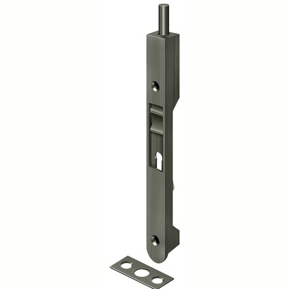 Deltana 7FBR15A antique nickel flush bolt