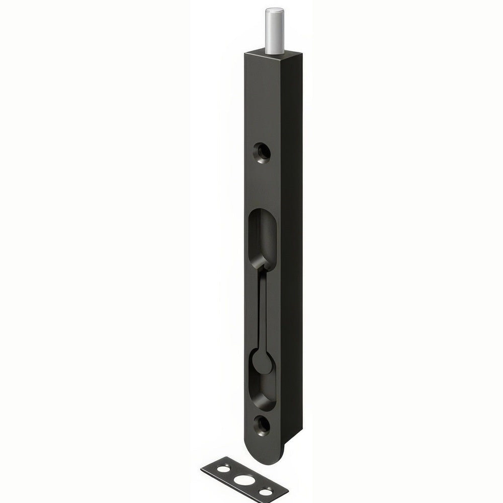 Deltana 7FBZ10B oil rubbed bronze flush bolt