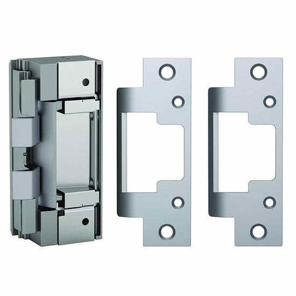 HES 8000C-630-LBM satin stainless steel electric strike