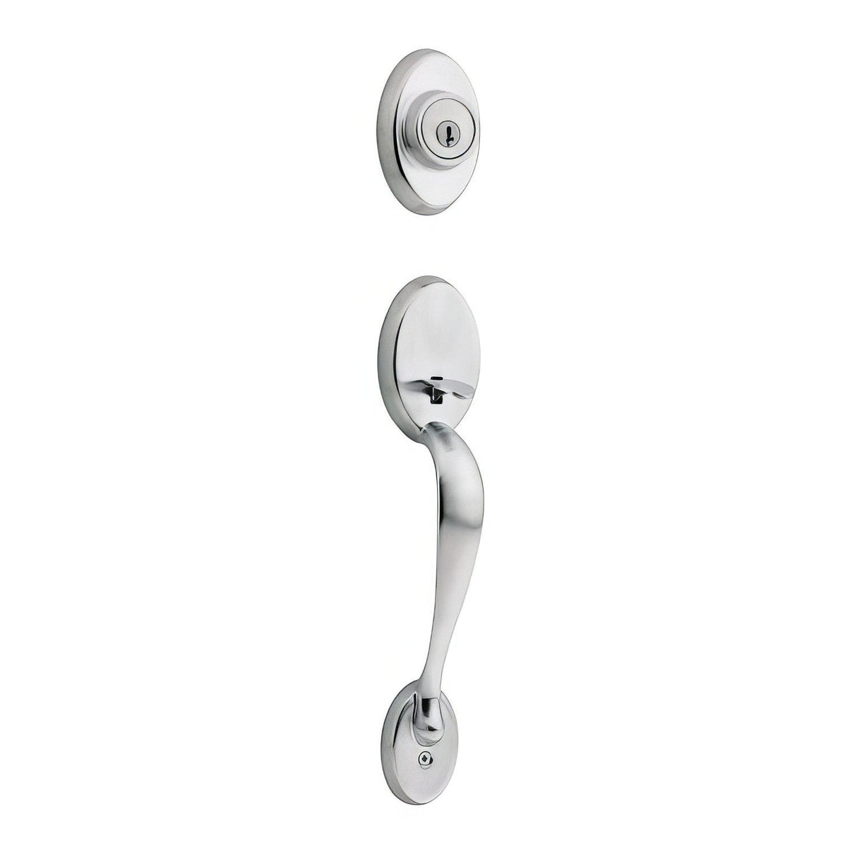 Kwikset 800CELIP-L03V1 lifetime polished brass single cylinder handleset