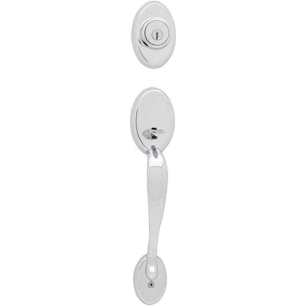 Kwikset 800CELIP-L03S.STRKP lifetime polished brass single cylinder handleset