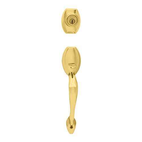 Kwikset 801SOLIP-15AS antique nickel double cylinder handleset