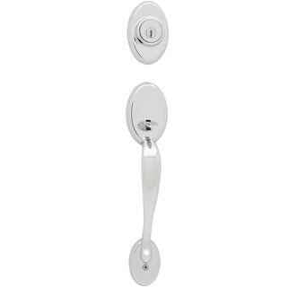 Kwikset 801CELIP-26V1 polished chrome double cylinder handleset