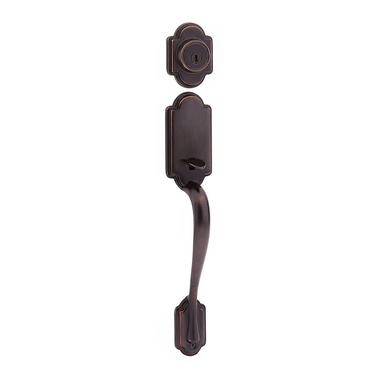 Kwikset 802ANLIP-11P venetian bronze dummy handleset