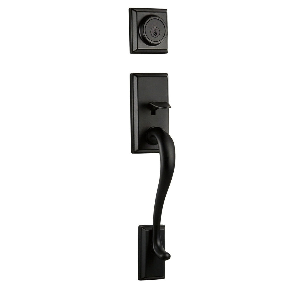 Kwikset 802HELIP-15 satin nickel dummy handleset