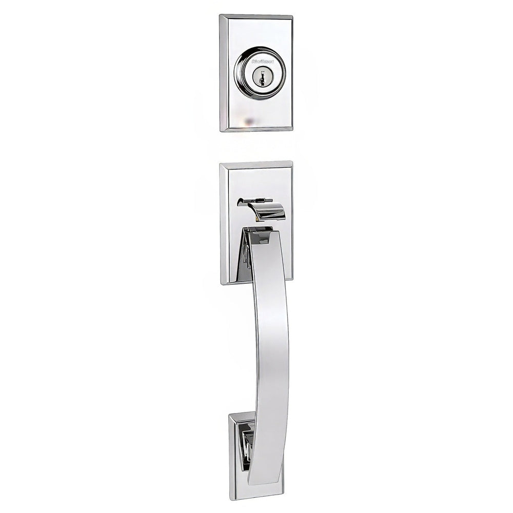 Kwikset 802TVHLIP-26 polished chrome dummy handleset