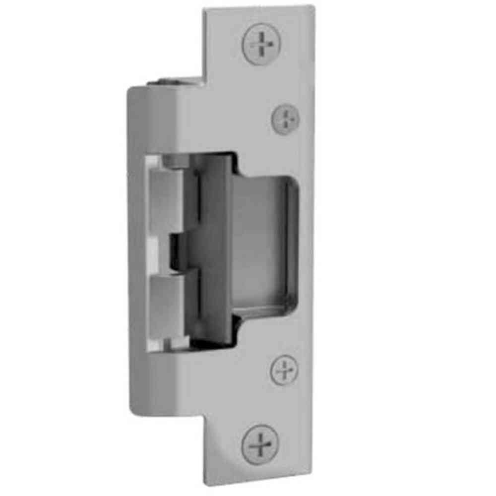 HES 805-630 satin stainless steel electric strike faceplate