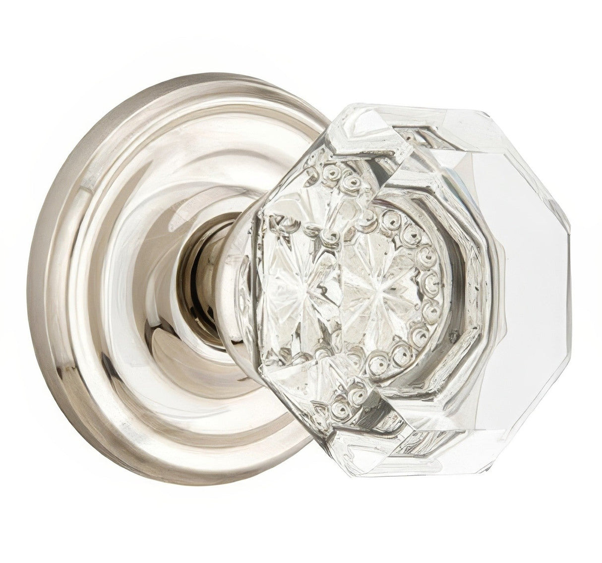 Emtek 8050OTUS14 polished nickel lifetime dummy door knob