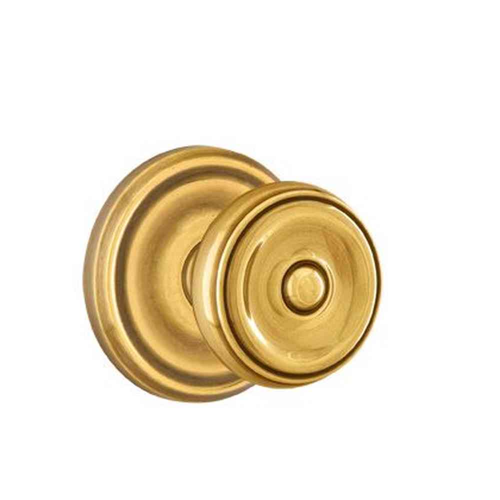 Emtek 8100WUS7 Waverly Knob 2-3/8" Backset Passage with Regular Rose for 1-1/4" to 2" Door French Antique Brass Finish