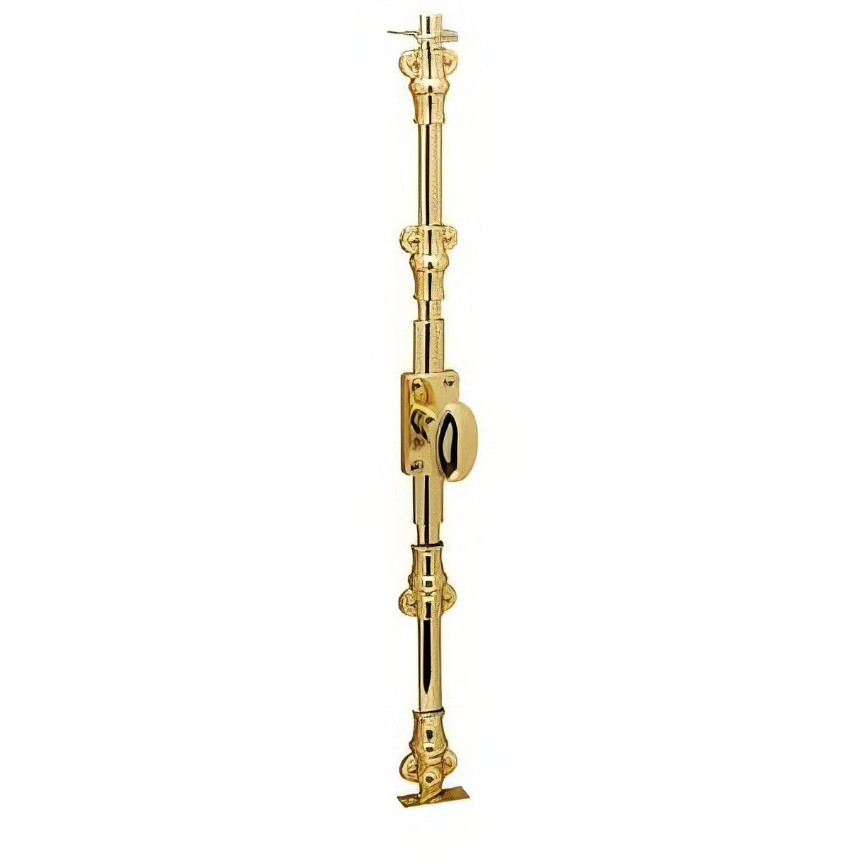 Baldwin 8106033R7LK vintage brass cremone bolt