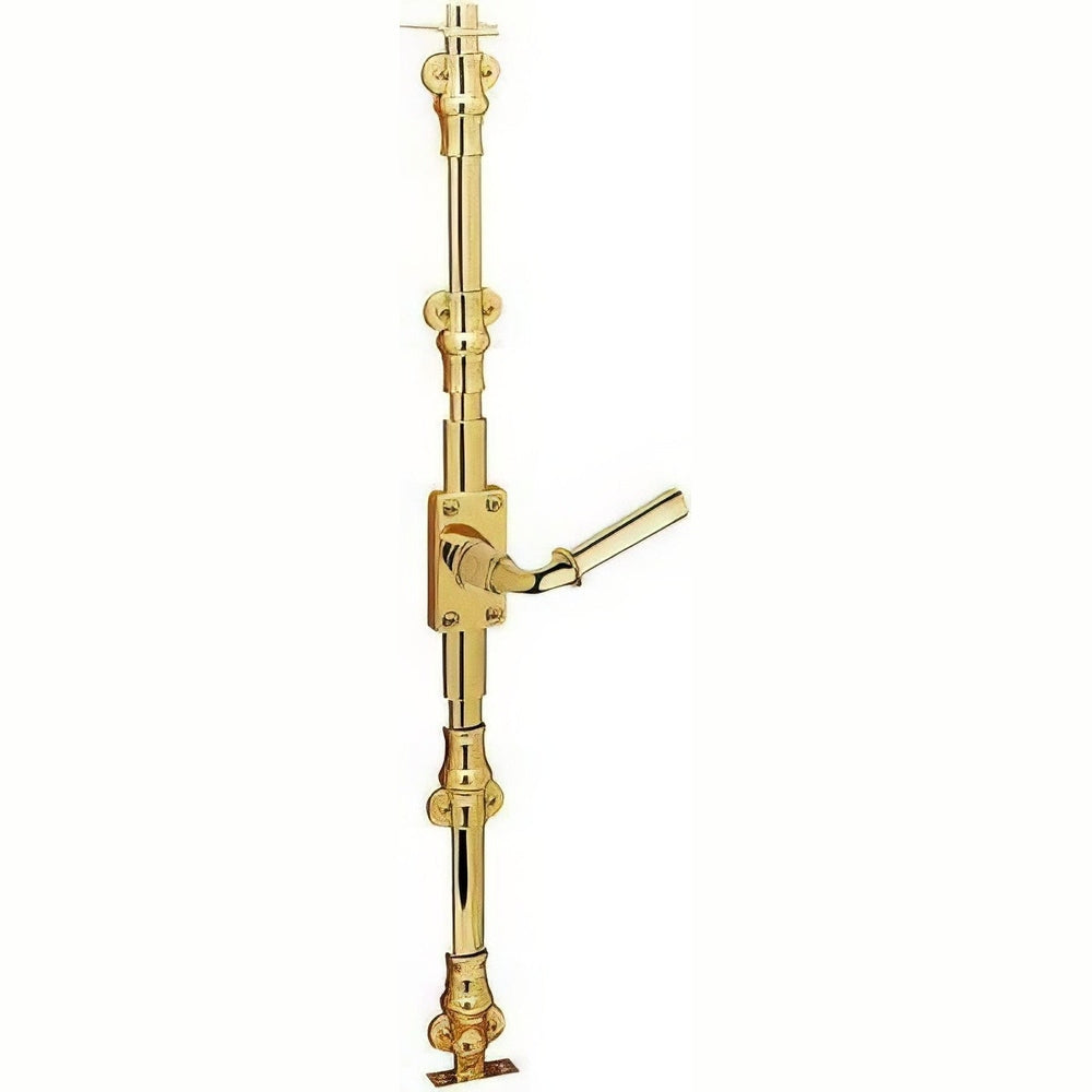 Baldwin 8107031R7LK non lacquered brass cremone bolt