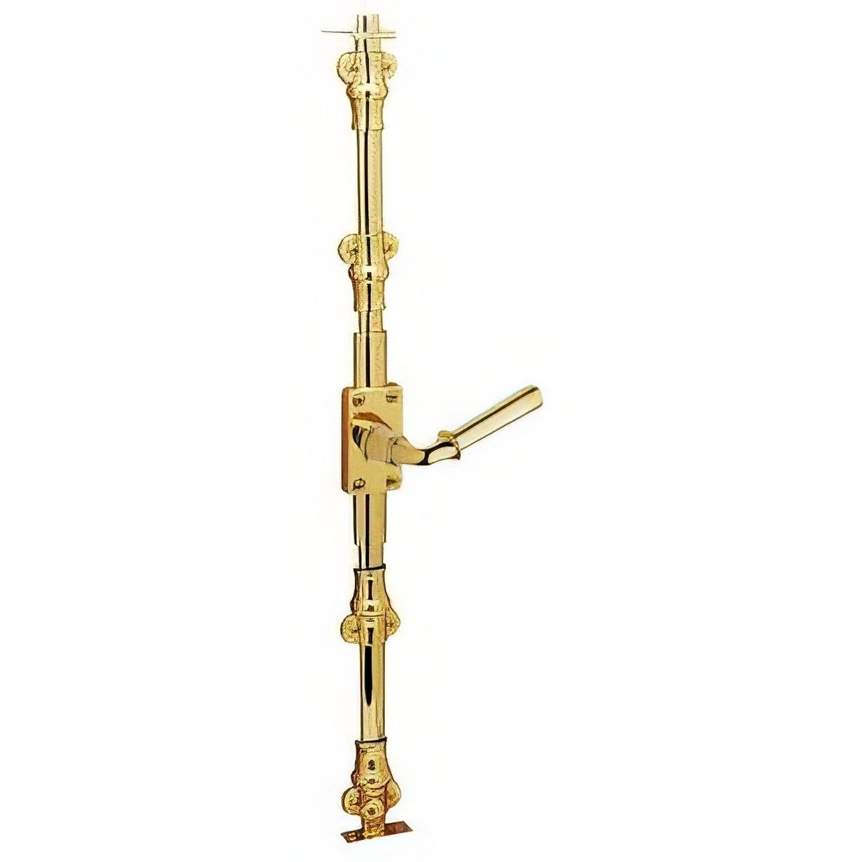 Baldwin 8107033R7LK vintage brass cremone bolt