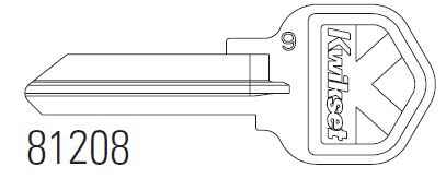 Kwikset 81208-001 Kwikset 6 Pin Key Blank