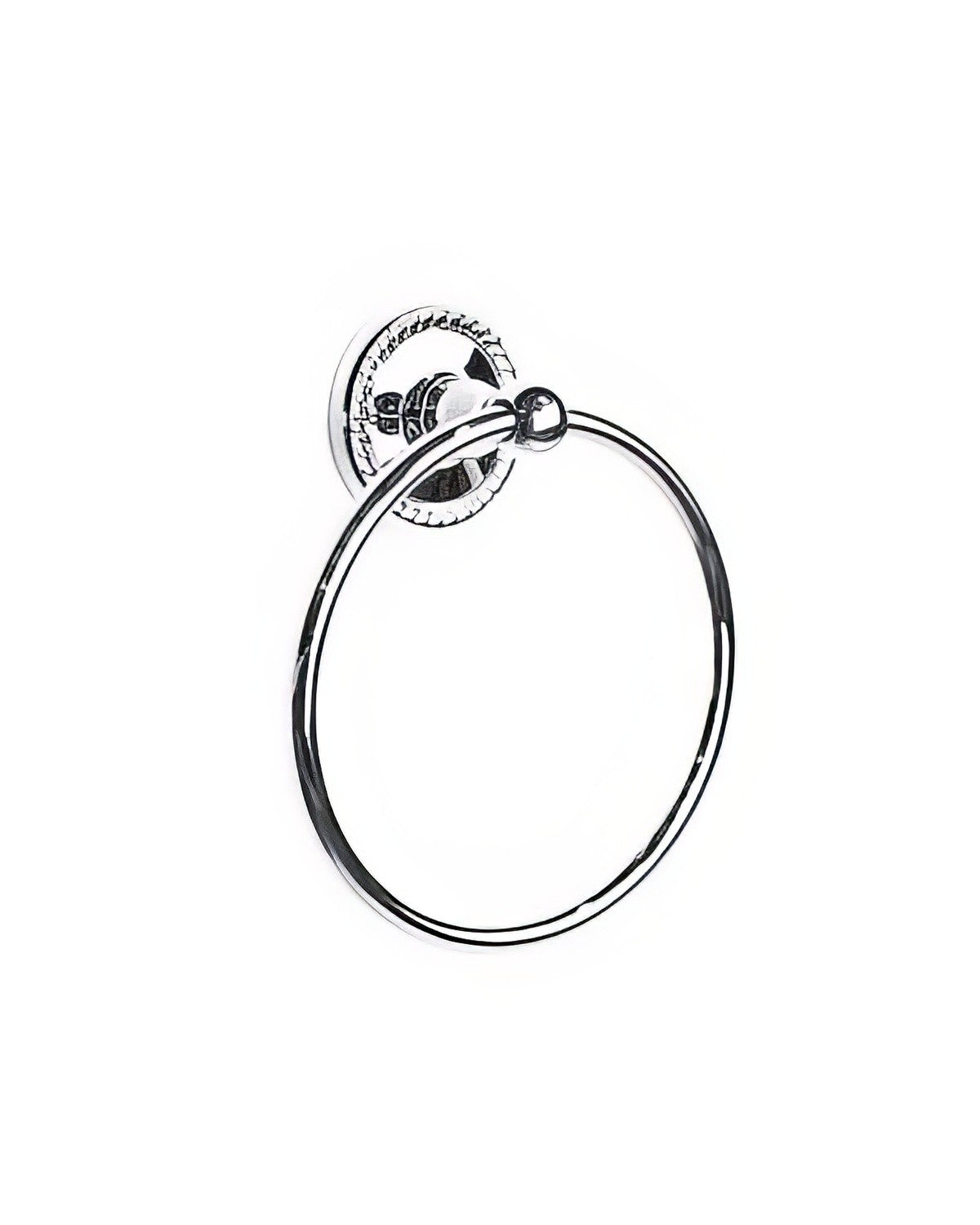 Century Hardware 81320-26 polished chrome towel ring