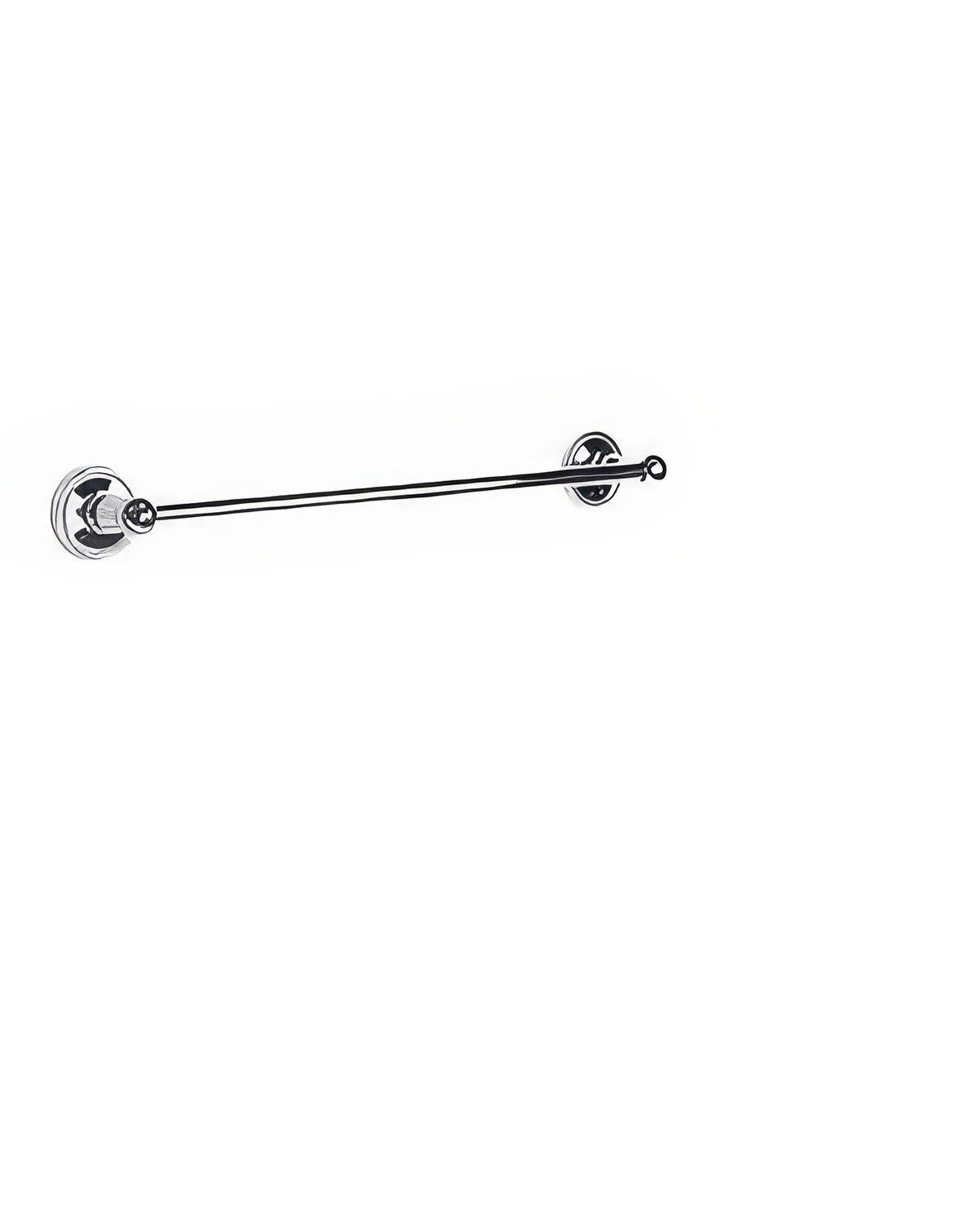 Century Hardware 81345-26 polished chrome towel bar