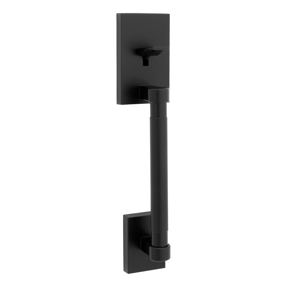 Kwikset 814PVHLIP Prava Handle Only; No Deadbolt in Matte Black