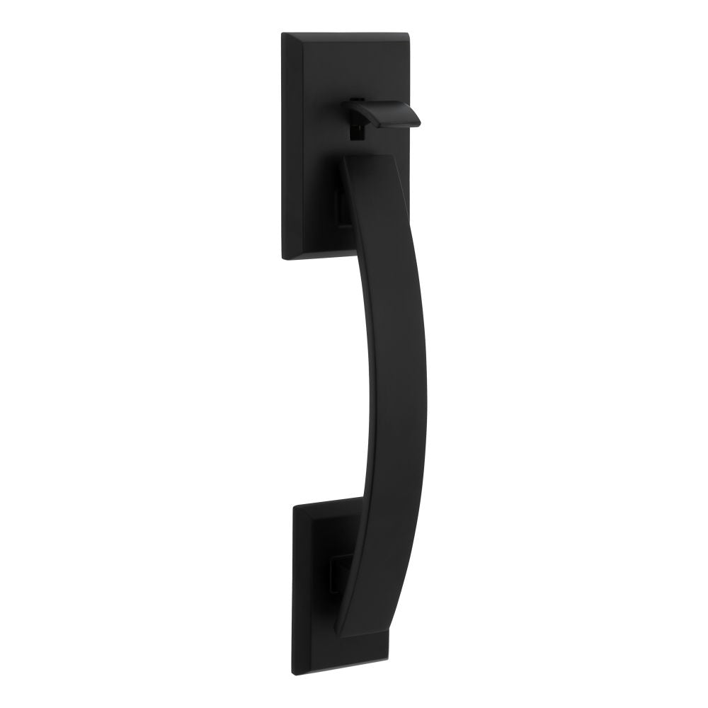 Kwikset 814TVH Tavaris Handle Only; No Deadbolt in Matte Black