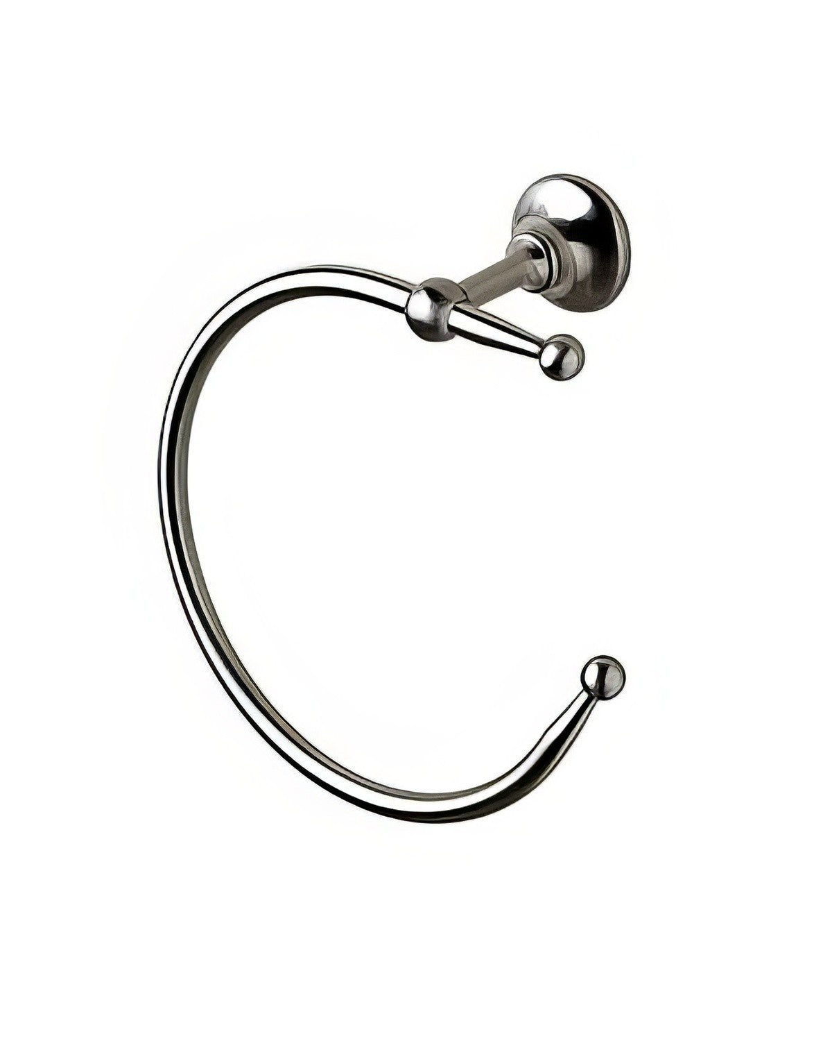 Century Hardware 81620-15 satin nickel towel ring