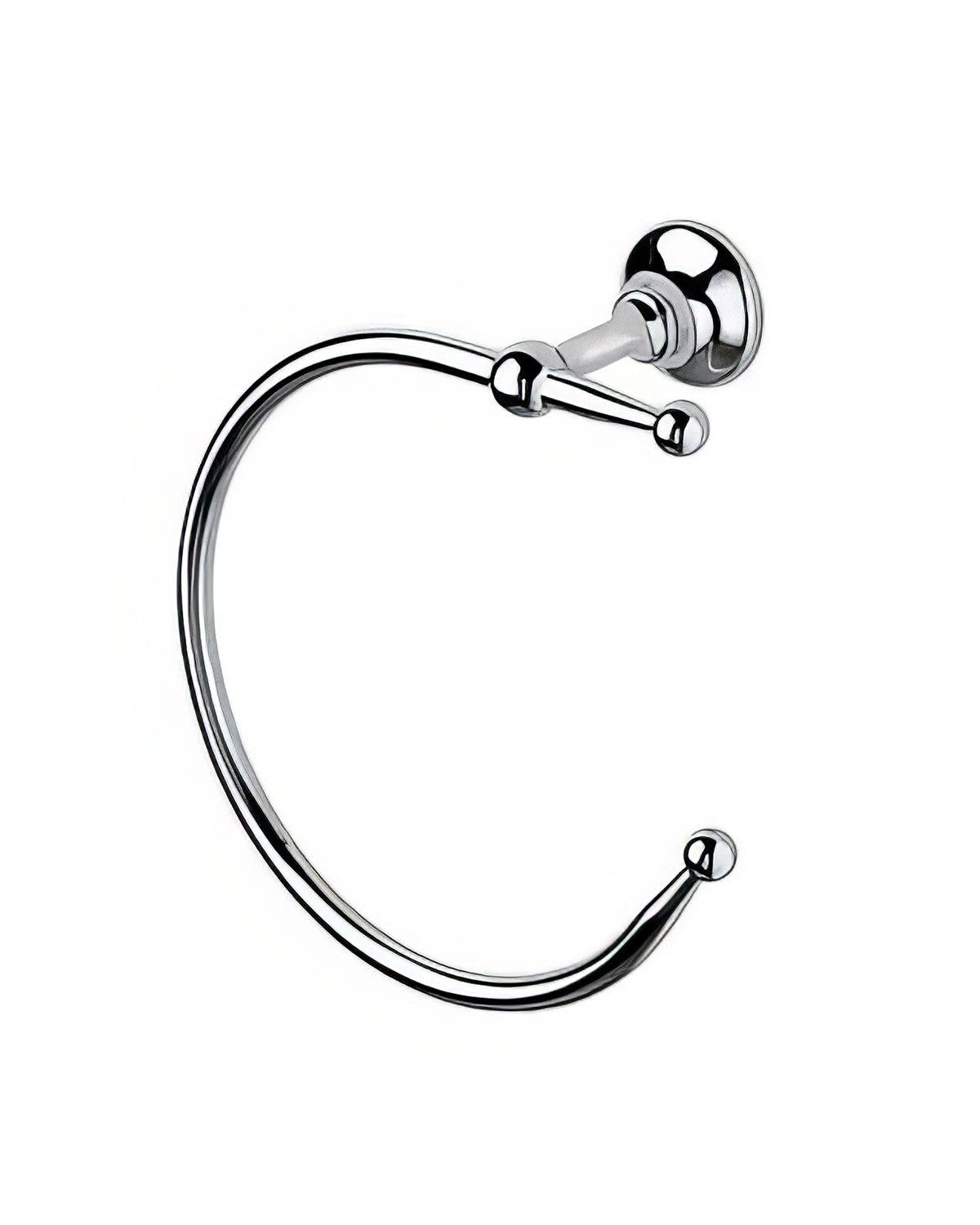 Century Hardware 81620-26 polished chrome towel ring