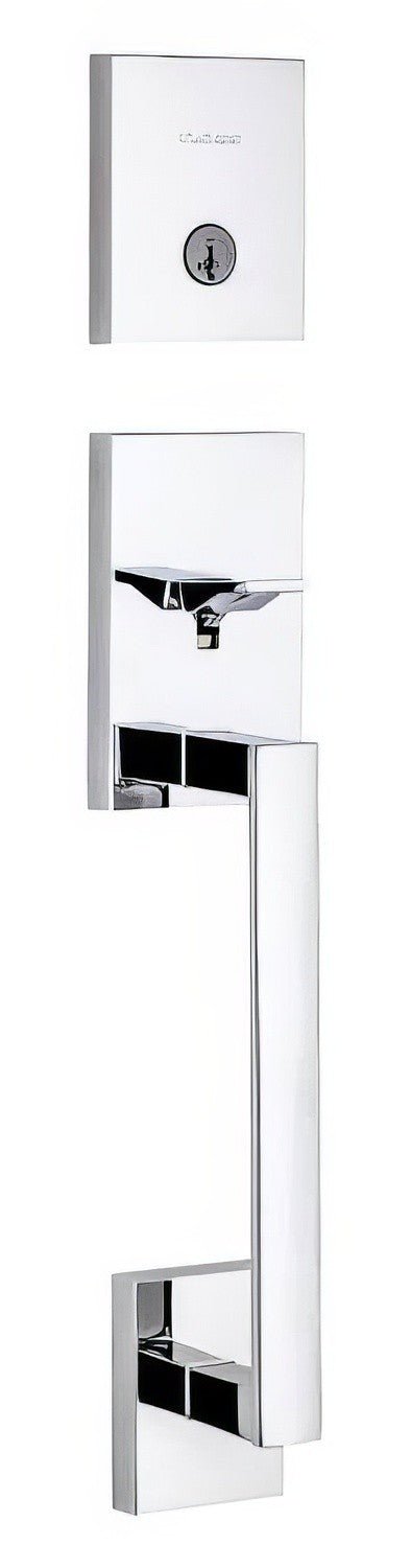 Kwikset 818SCELIP-26S.STRKP polished chrome single cylinder handleset