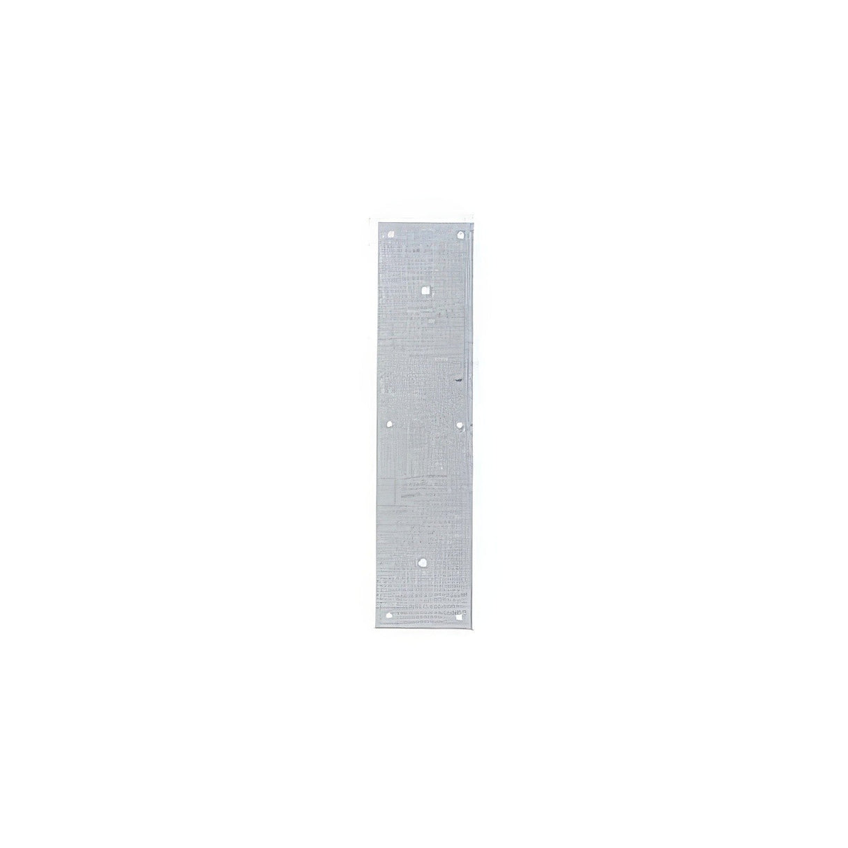 Ives 820028315 push plate in satin stainless, front view