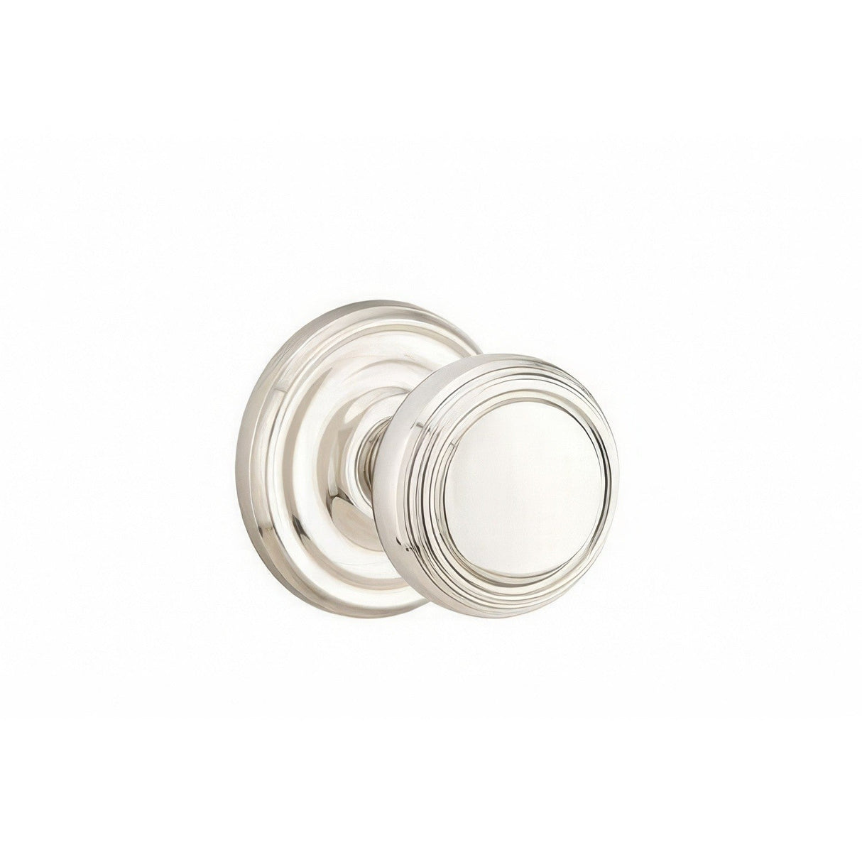 Emtek 8200NWUS14 polished nickel lifetime privacy door knob