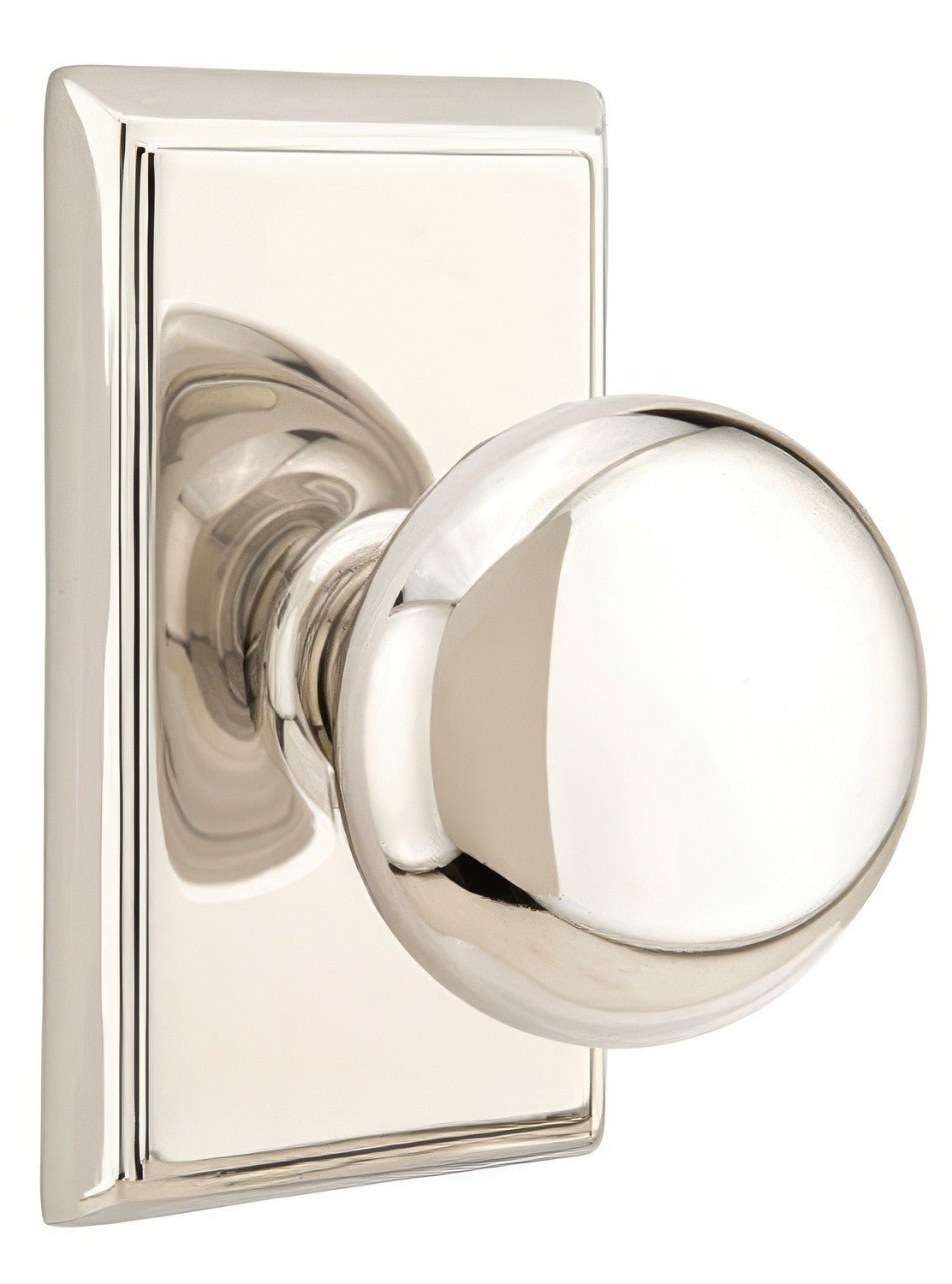 Emtek 8221PUS14 polished nickel lifetime privacy door knob