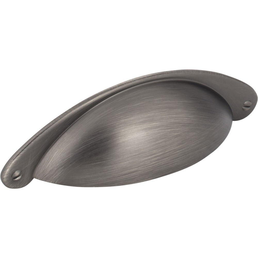 Jeffrey Alexander 8233-BNBDL Lyon cabinet drawer pull in satin stainless, additional view