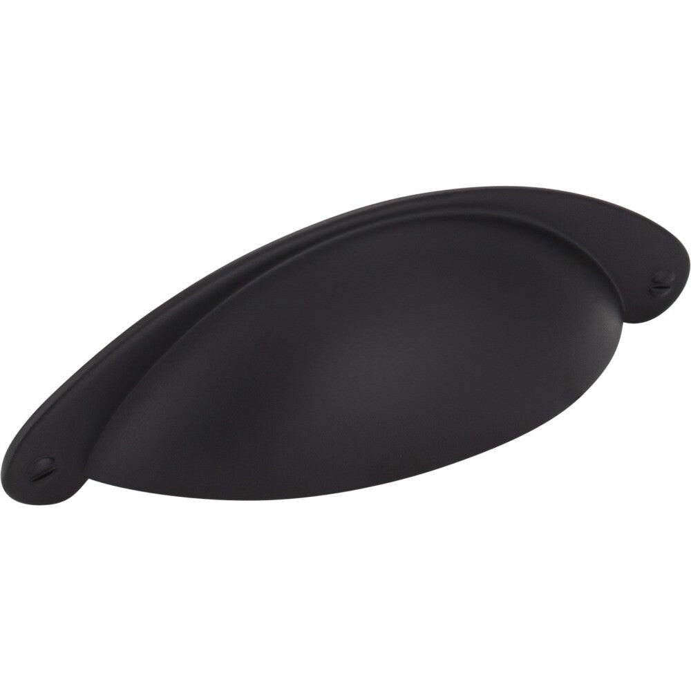 Jeffrey Alexander 8233BLK Lyon cabinet drawer pull in satin nickel, additional view