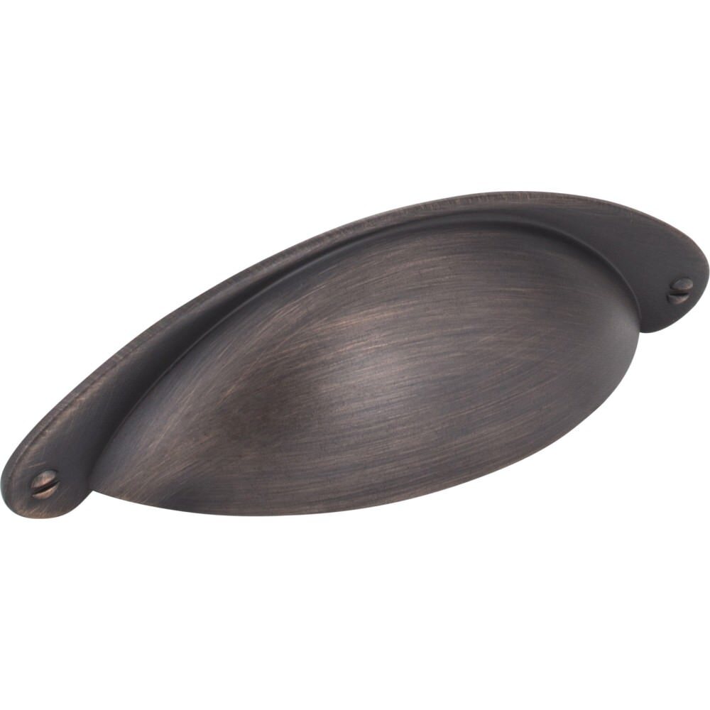 Jeffrey Alexander 8233DBAC Lyon cabinet drawer pull in satin stainless, additional view