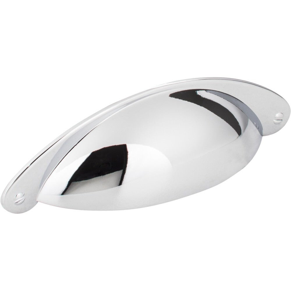 Jeffrey Alexander 8233PC Lyon cabinet drawer pull in satin stainless, additional view