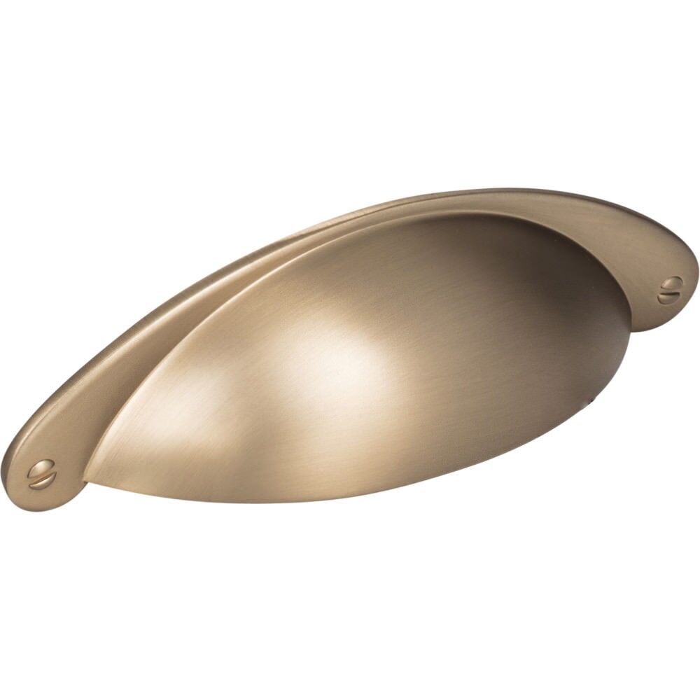 Jeffrey Alexander 8233SBZ Lyon cabinet drawer pull in satin stainless, additional view