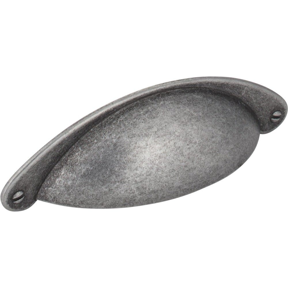 Jeffrey Alexander 8233SIM Lyon cabinet drawer pull in black, additional view