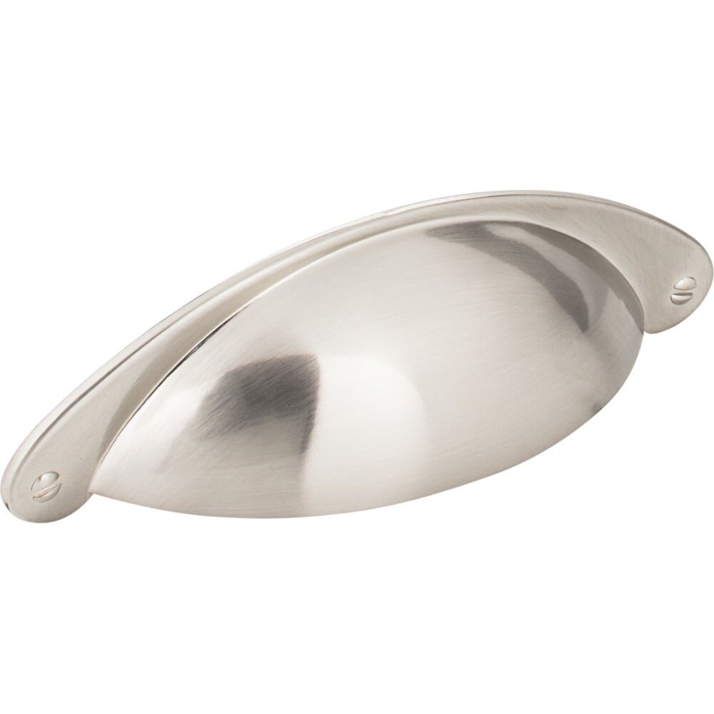 Jeffrey Alexander 8233SN Lyon cabinet drawer pull in satin stainless, additional view