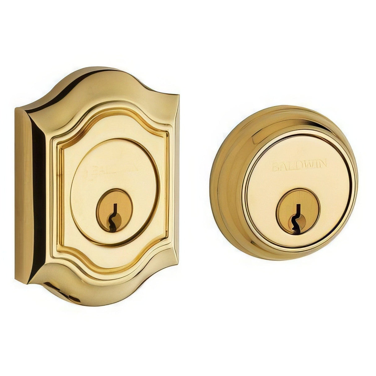 Baldwin 8238031 Estate double cylinder deadbolt in black, additional view