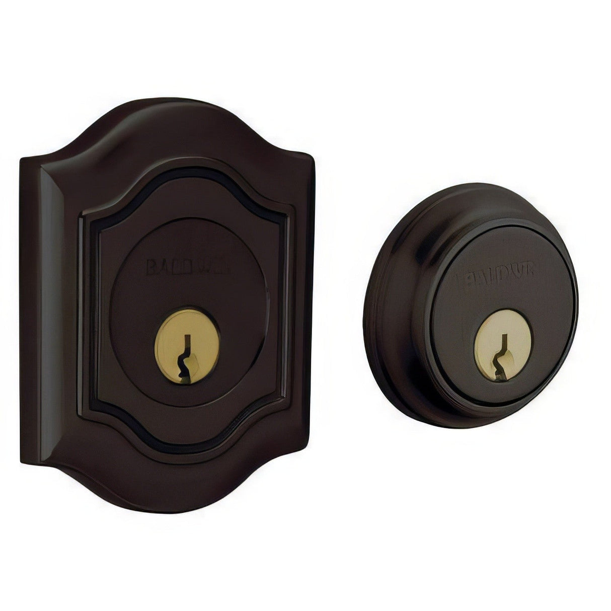 Baldwin 8238102 Estate double cylinder deadbolt in satin nickel, additional view