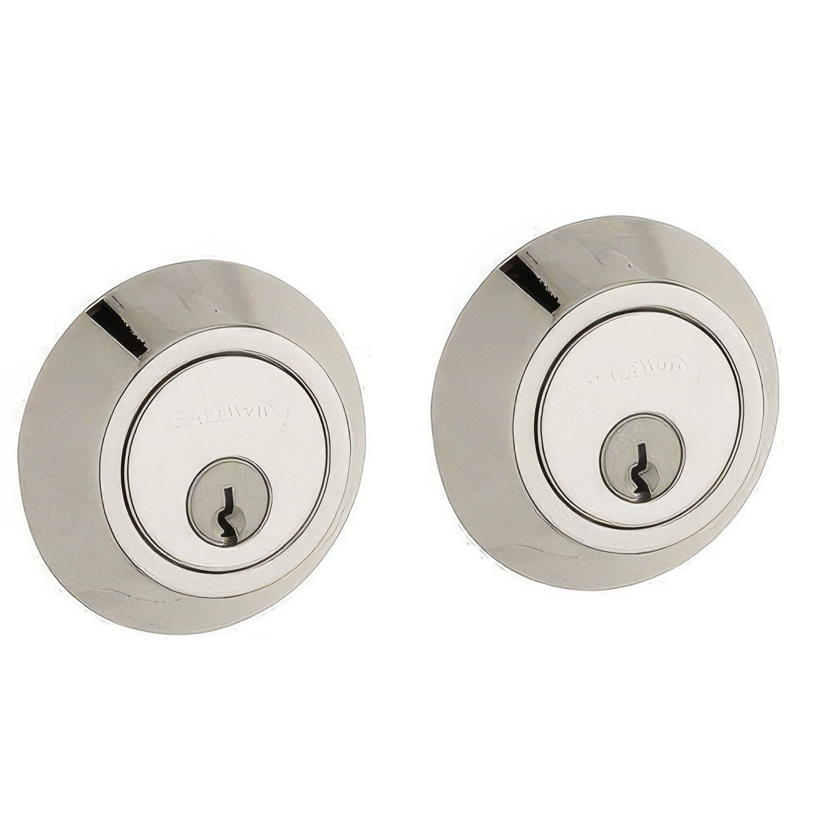 Baldwin 8242055 lifetime polished nickel double cylinder deadbolt
