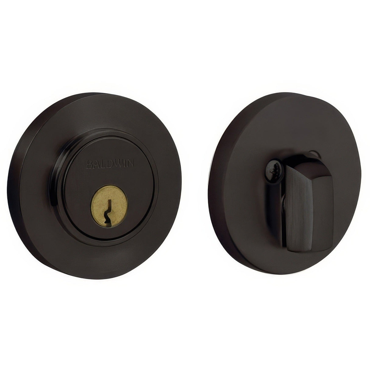 Baldwin 8244402 distressed oil rubbed bronze single cylinder deadbolt