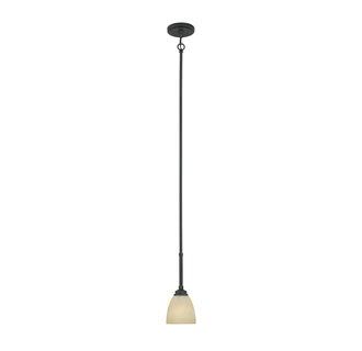 Designers Fountain 82930-BNB Tackwood pendant light in polished brass, additional view