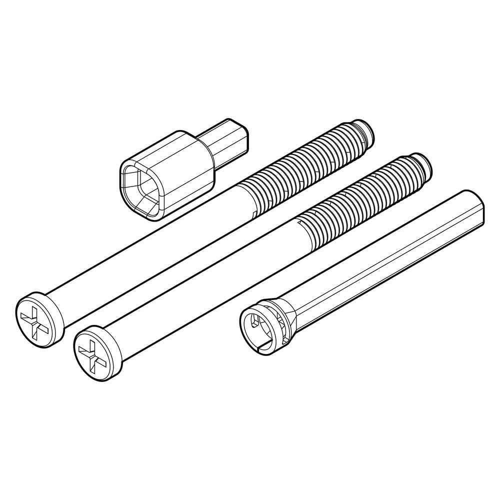 Kwikset 83022-00 Thick Door Screw Pack in Satin Nickel