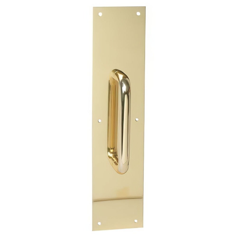 Ives 830283416 polished brass pull plate