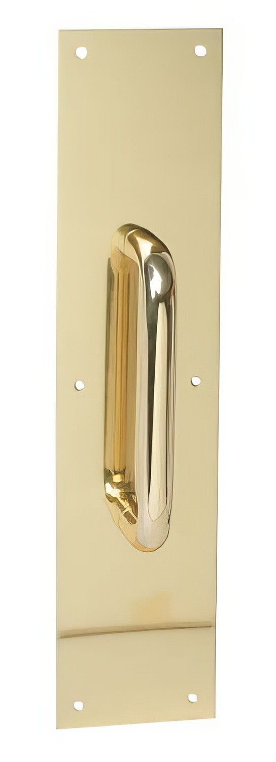 Ives 830283416 pull plate in satin stainless, additional view