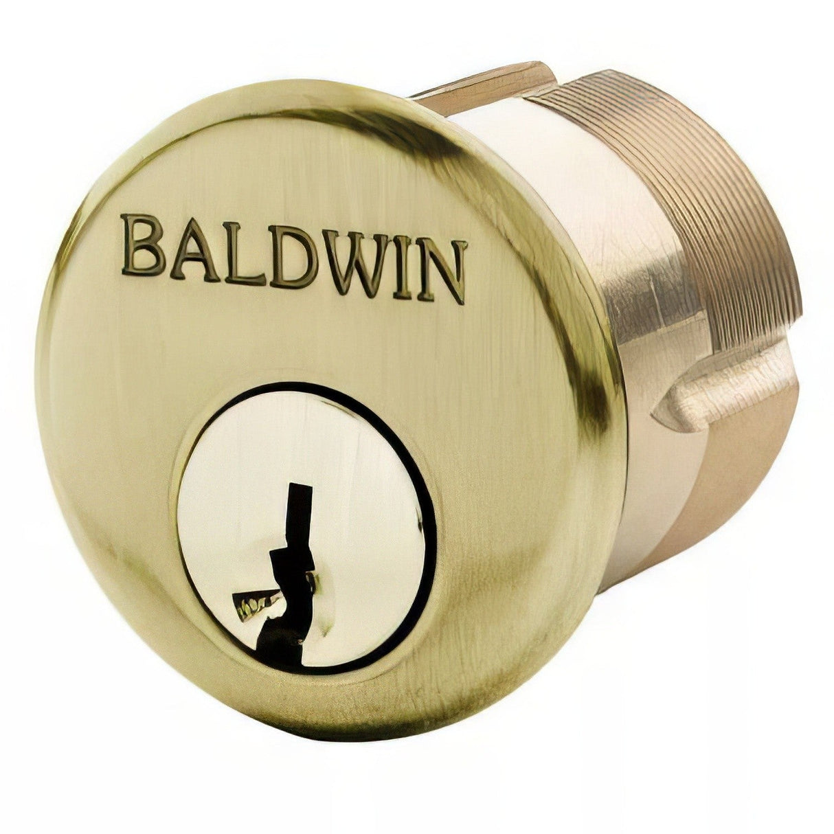 Baldwin 8323060 satin brass and brown mortise cylinder