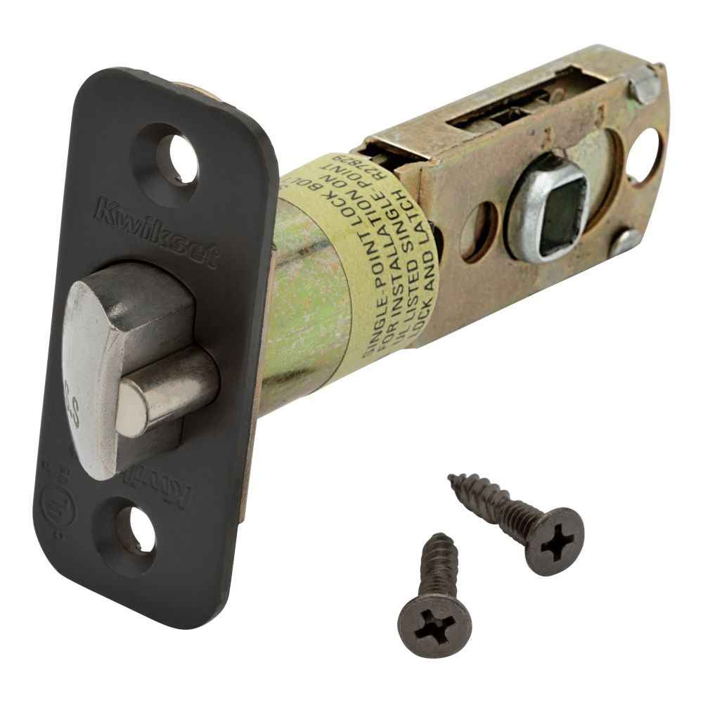 Kwikset 83518-002 Adjustable Radius Corner Deadlatch for US11P Venetian Bronze and 514 Matte Black in Venetian Bronze and Matte Black