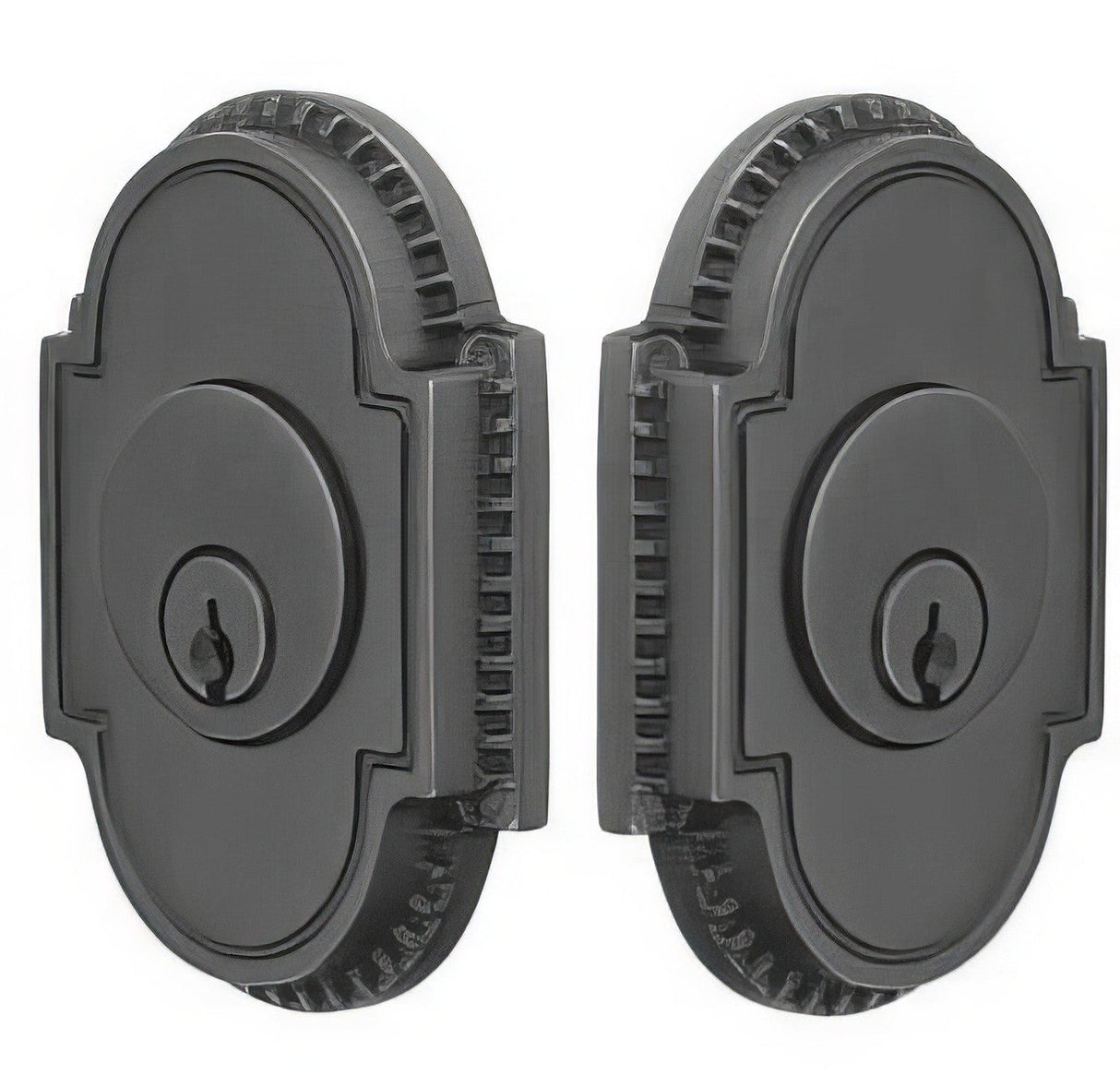 Emtek 8359US7 french antique double cylinder deadbolt